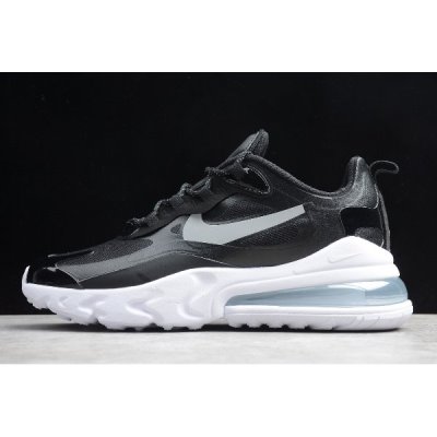 Nike Erkek Air Max 270 React Siyah / Metal Gümüş Koşu Ayakkabısı Türkiye - UGIUZF0R